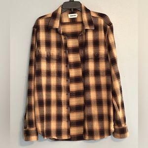 Taylor Stitch “The Ledge” Shirt in Brass Plaid size 42